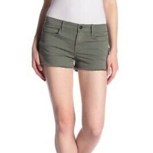 Frame olive green shorts